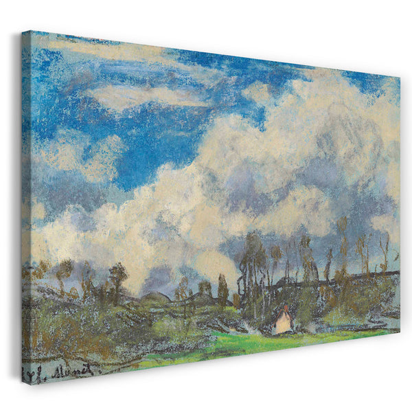 Top-Angebot Kunstdruck Claude Monet - Wolken Leinwand auf Keilrahmen gespannt