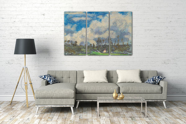 Top-Angebot Kunstdruck Claude Monet - Wolken Leinwand auf Keilrahmen gespannt