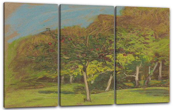 Leinwandbild Claude Monet - Obstbäume