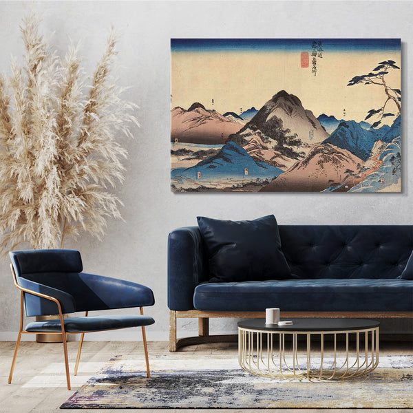 Top-Angebot Kunstdruck Utagawa Kuniyoshi - Der Erste: Leinwand auf Keilrahmen gespannt