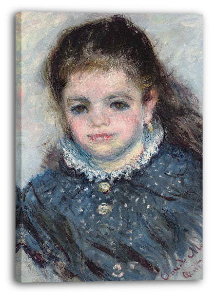 Leinwandbild Claude Monet - Porträt von Jeanne Serveau
