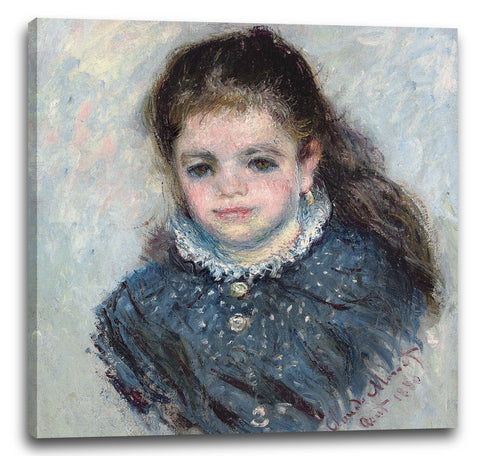 Leinwandbild Claude Monet - Porträt von Jeanne Serveau