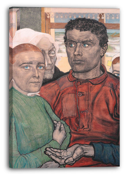 Leinwandbild Jan Toorop - Glaube und Belohnung