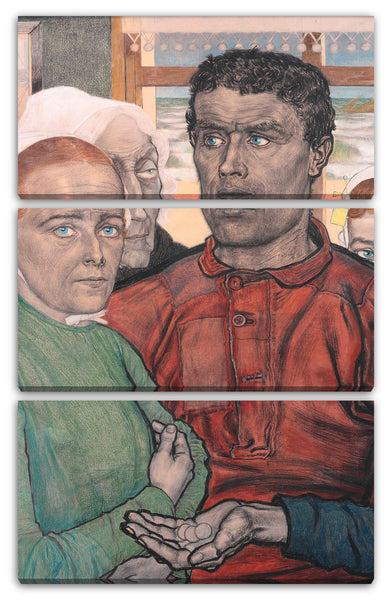 Leinwandbild Jan Toorop - Glaube und Belohnung