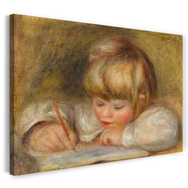 Leinwandbild Pierre Auguste Renoir - Coco schreiben