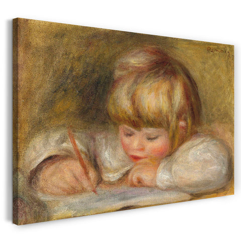 Leinwandbild Pierre Auguste Renoir - Coco schreiben