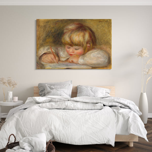 Leinwandbild Pierre Auguste Renoir - Coco schreiben