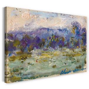 Leinwandbild Claude Monet - Die Seine in Port-Villez