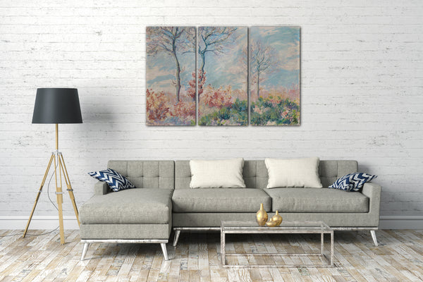 Leinwandbild Blanche Hoschedé Monet - Das Falaise-Holz