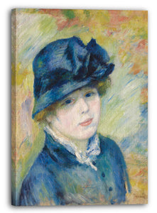 Leinwandbild Pierre Auguste Renoir - Frau mit Hut
