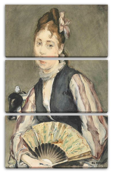 Leinwandbild Eva Gonzales - Porträt von Jeanne Gonzalès