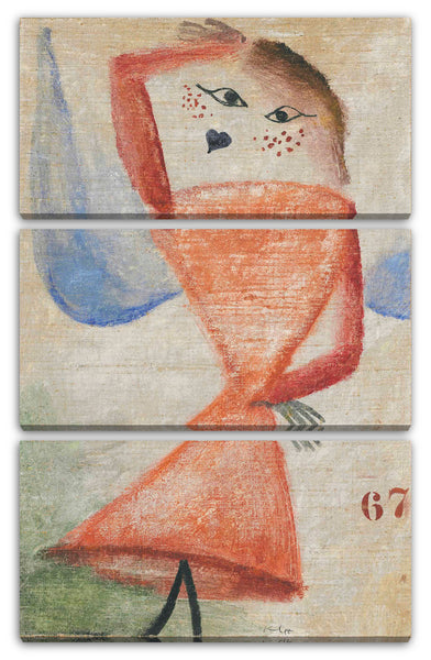 Leinwandbild Paul Klee - Fragment Nr. 67 (Engel)