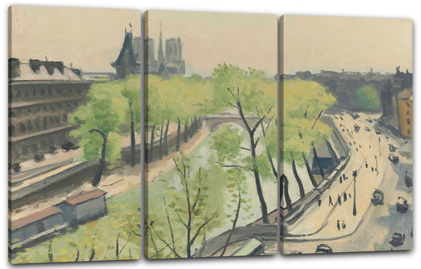Leinwandbild Albert Marquet - Der Quai des Grands-Augustins, Frühling