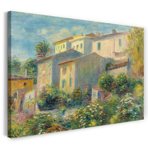 Leinwandbild Pierre Auguste Renoir - Blick auf die Post in Cagnes