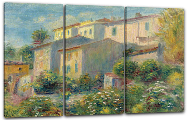 Leinwandbild Pierre Auguste Renoir - Blick auf die Post in Cagnes