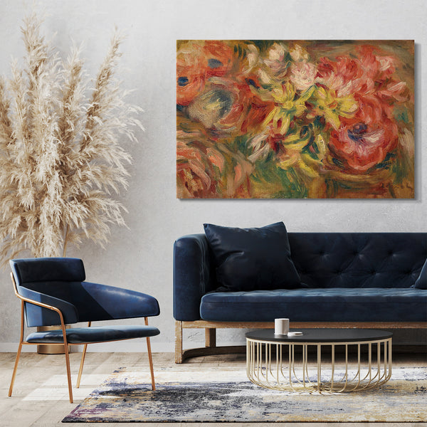 Leinwandbild Pierre Auguste Renoir - Verschiedene Blumen