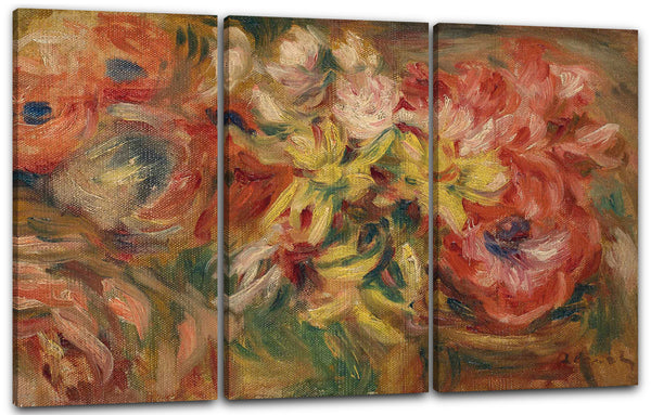 Leinwandbild Pierre Auguste Renoir - Verschiedene Blumen