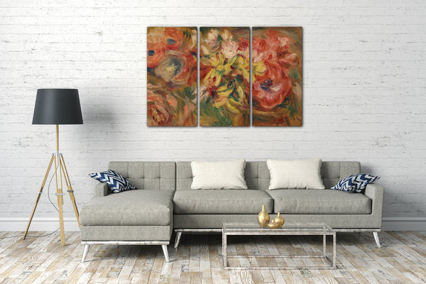 Leinwandbild Pierre Auguste Renoir - Verschiedene Blumen