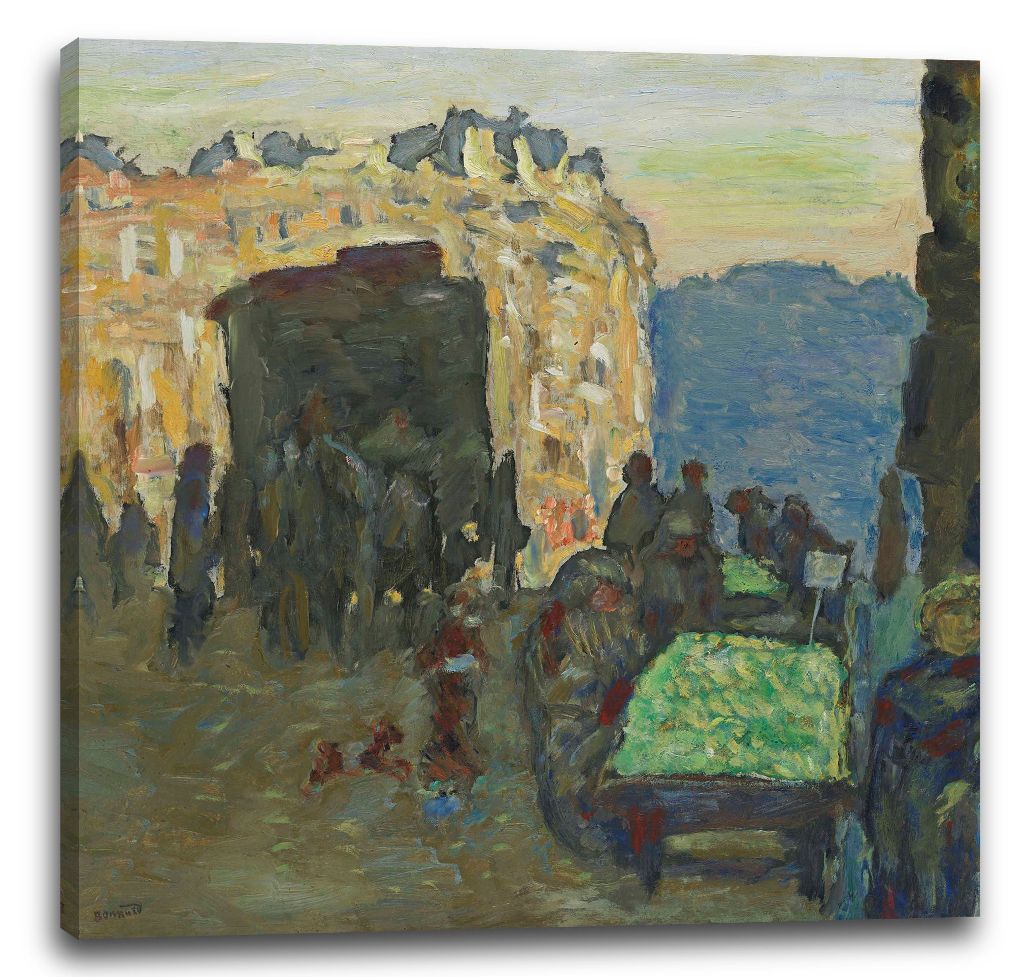 Leinwandbild Pierre Bonnard - Der Kaufmann der vier Jahreszeiten