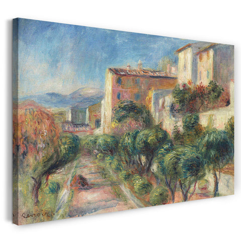 Leinwandbild Pierre Auguste Renoir - Das Posthaus in Cagnes