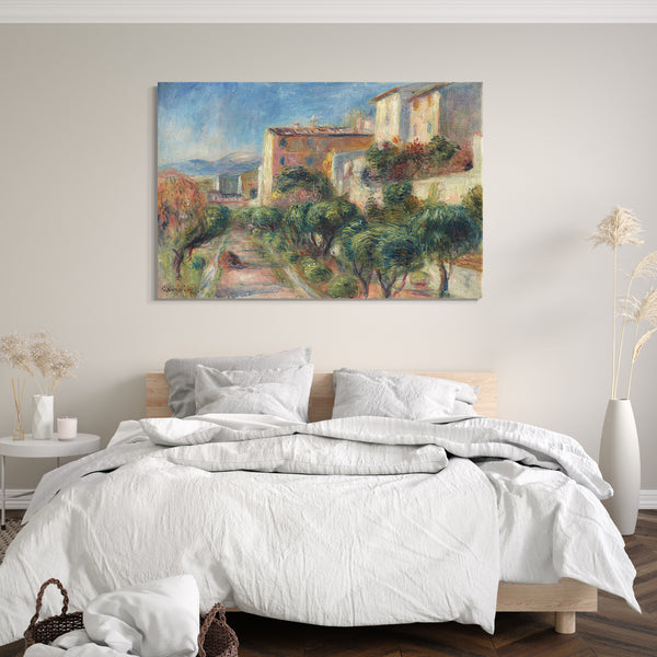 Leinwandbild Pierre Auguste Renoir - Das Posthaus in Cagnes