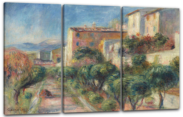 Leinwandbild Pierre Auguste Renoir - Das Posthaus in Cagnes