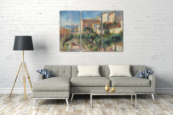 Leinwandbild Pierre Auguste Renoir - Das Posthaus in Cagnes