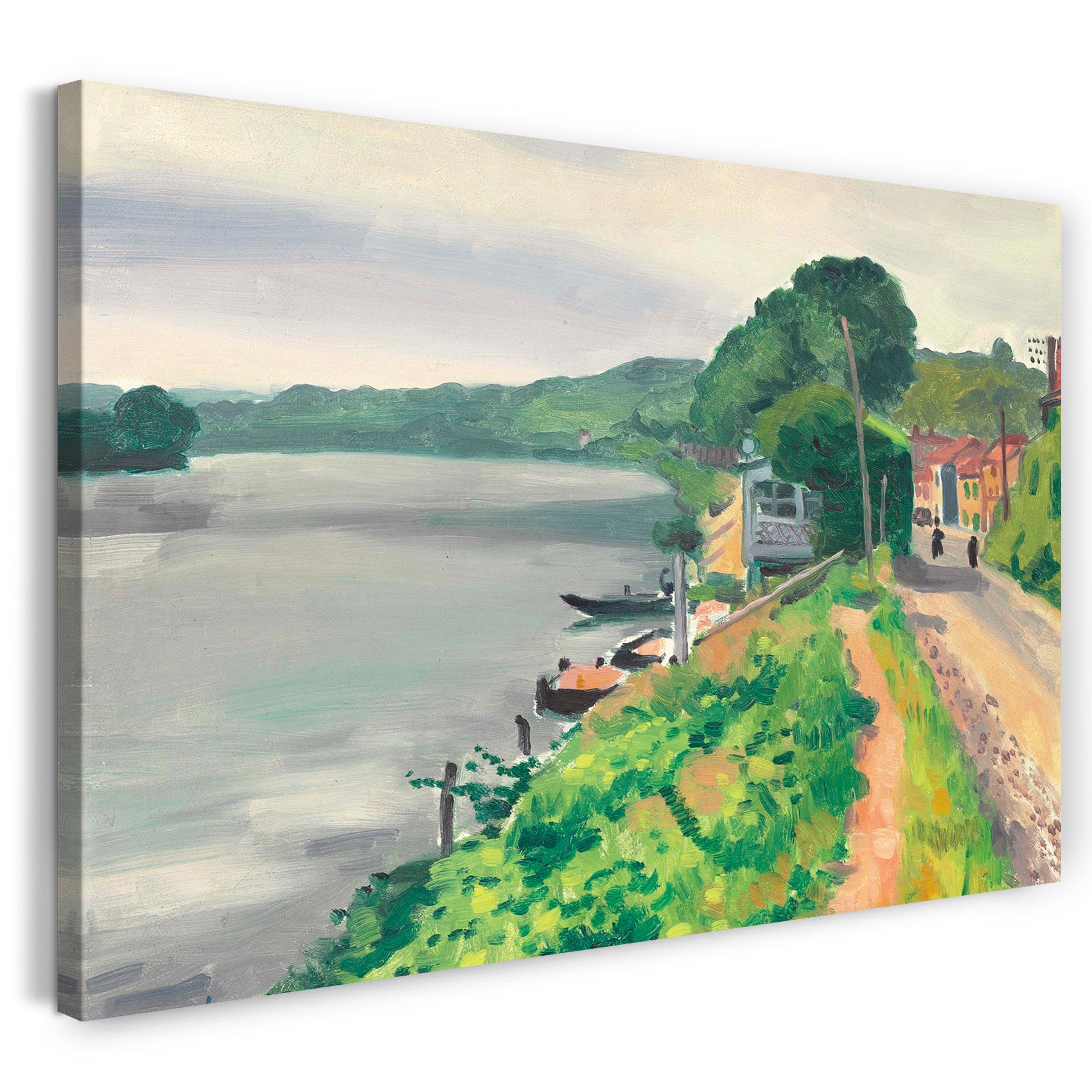 Leinwandbild Albert Marquet - Bord de Seine bei der Frette