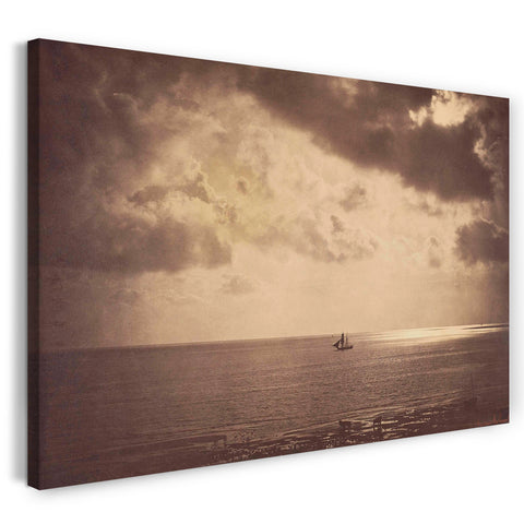 Leinwandbild Gustave Le Grau - Brigg auf dem Wasser, 1856