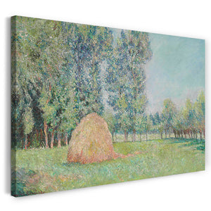 Leinwandbild Blanche Hoschedé Monet - Der Mühlstein, Plains of Ajoux, Giverny