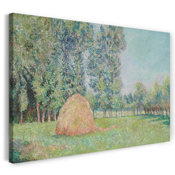 Leinwandbild Blanche Hoschedé Monet - Der Mühlstein, Plains of Ajoux, Giverny