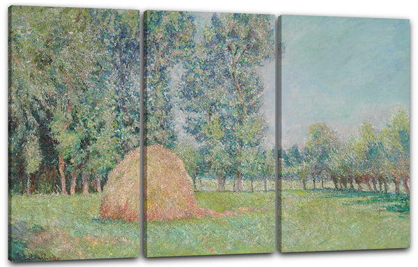 Leinwandbild Blanche Hoschedé Monet - Der Mühlstein, Plains of Ajoux, Giverny