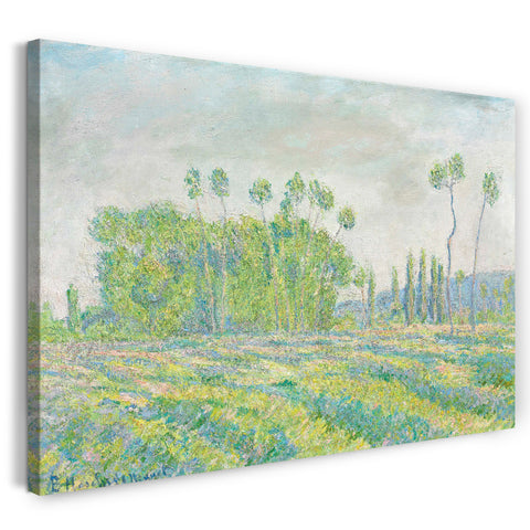 Leinwandbild Blanche Hoschedé Monet - Giverny, Pappeln von Ajoux