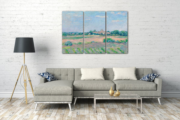 Leinwandbild Blanche Hoschedé Monet - Prairie in der Nähe von Saint-Vincent-sur-Jard