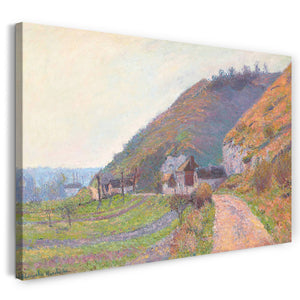 Leinwandbild Blanche Hoschedé Monet - Eine Straße in der Nähe von Giverny