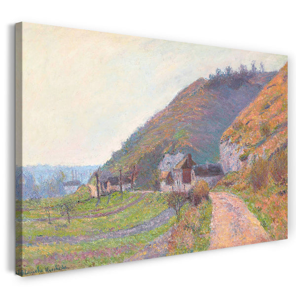 Leinwandbild Blanche Hoschedé Monet - Eine Straße in der Nähe von Giverny