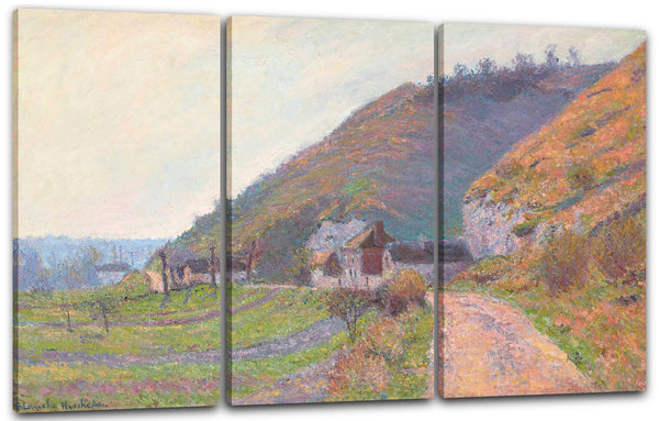Leinwandbild Blanche Hoschedé Monet - Eine Straße in der Nähe von Giverny