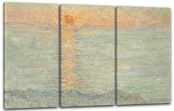 Leinwandbild Blanche Hoschedé Monet - Aufgehende Sonne