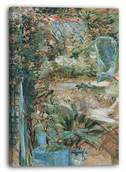 Leinwandbild Berthe Morisot - Mädchen im Garten