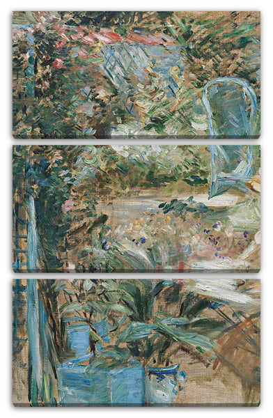 Leinwandbild Berthe Morisot - Mädchen im Garten