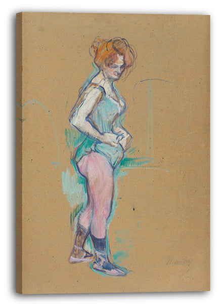 Leinwandbild Henri De Toulouse Lautrec - Trapezist von Fernando Circus