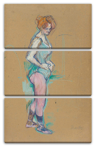 Leinwandbild Henri De Toulouse Lautrec - Trapezist von Fernando Circus