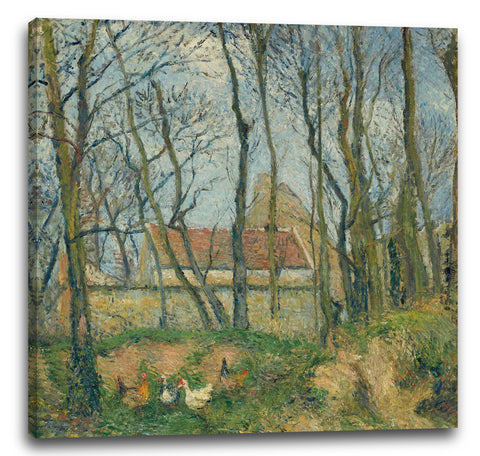 Leinwandbild Camille Pissarro - Der Weg von Pouilleux, Pontoise