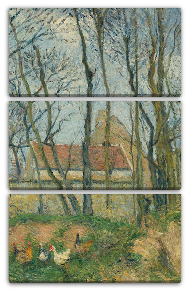 Leinwandbild Camille Pissarro - Der Weg von Pouilleux, Pontoise