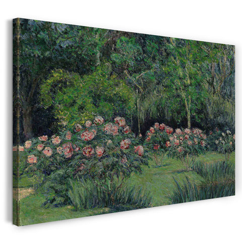 Leinwandbild Blanche Hoschedé Monet - Der Garten in Giverny