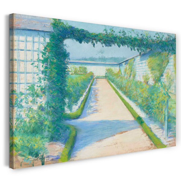 Leinwandbild Gustave Caillebotte - Gemüsegarten, Yerres