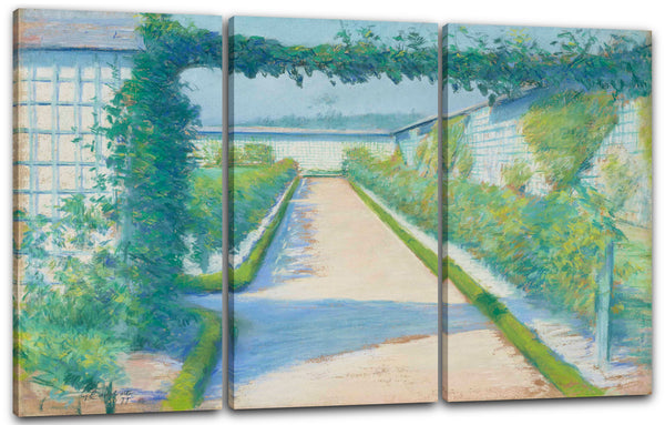 Leinwandbild Gustave Caillebotte - Gemüsegarten, Yerres