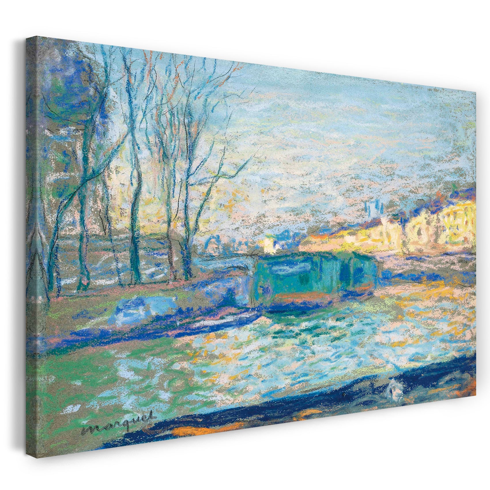Leinwandbild Albert Marquet - Der kleine Arm der Seine