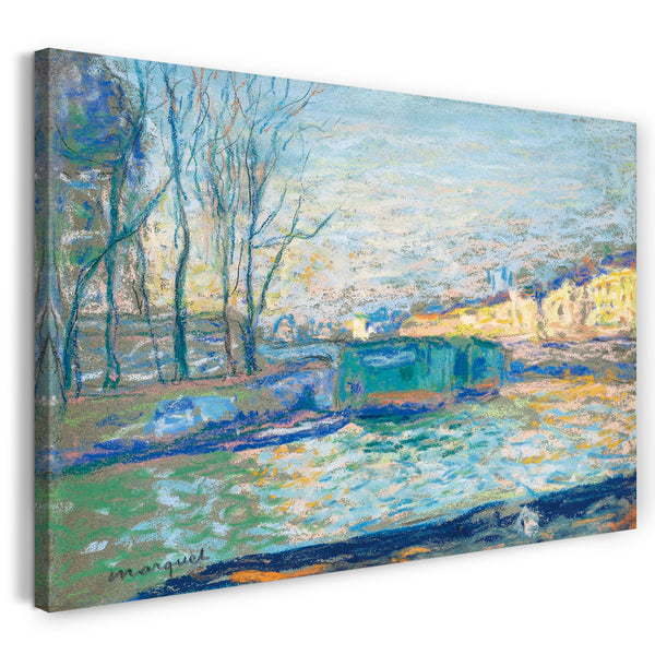 Leinwandbild Albert Marquet - Der kleine Arm der Seine