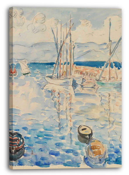 Leinwandbild Henri Lebasque - Der Hafen von St. Tropez